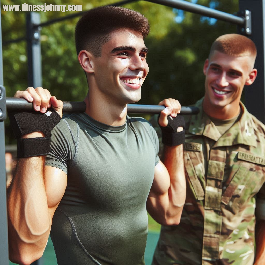 chicos en un bootcap militar